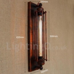 Europa Retro Kledingwinkel Restaurant Scène Decoratieve Kunst Wandlamp