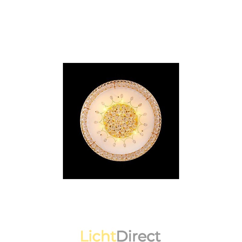 Ronde Kristallen Absorb Koepellamp Plafondlamp Diameter 80CM Bevat 15 Lampen