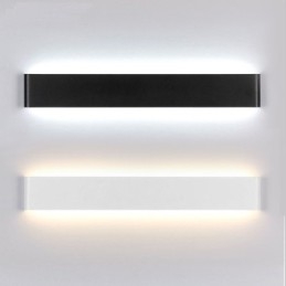 Lange moderne eigentijdse wandlampen en wandlampen voor binnen Metalen wandlamp IP 44 voor badkamer Slaapkamer Woonkamer