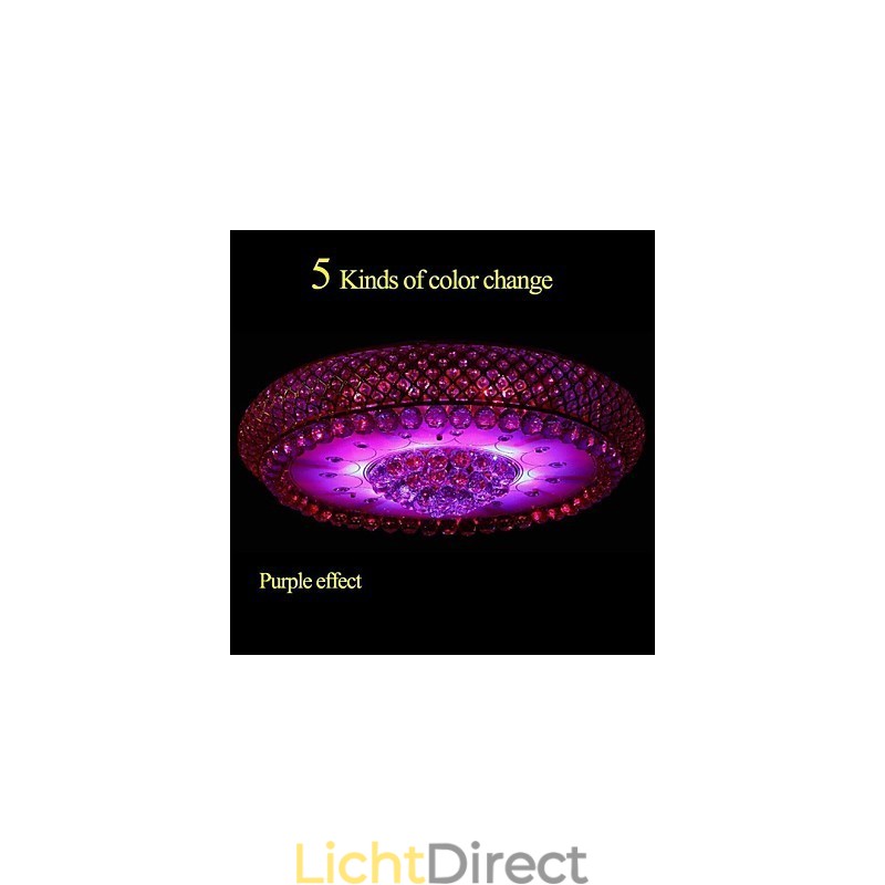 Ronde Kristallen Absorb Koepellamp Plafondlamp Diameter 80CM Bevat 15 Lampen
