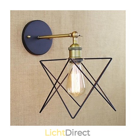 Amerikaanse slaapkamerversiering Wandlamp Smeedijzeren traplamp Gang Gangproces