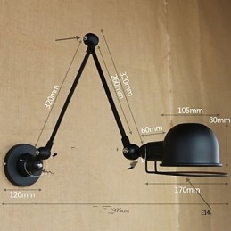 Wandlampen Badkamerverlichting Buitenwandlampen Leeswandlampen Modern Hedendaags Metaal