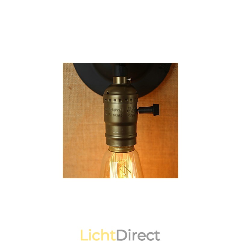 Edison Gloeilamp Gangpad Retro Minimalistisch Nachtkastje Gangpad Café Terras Kanaal Mini Wandlamp