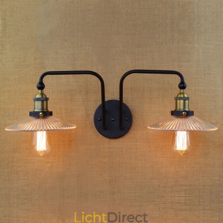 Industrieel Nordic Stijl Creatieve Persoonlijkheid Slaapkamer Interieur Mediterraan Café Muur Glas Dubbel IJzer