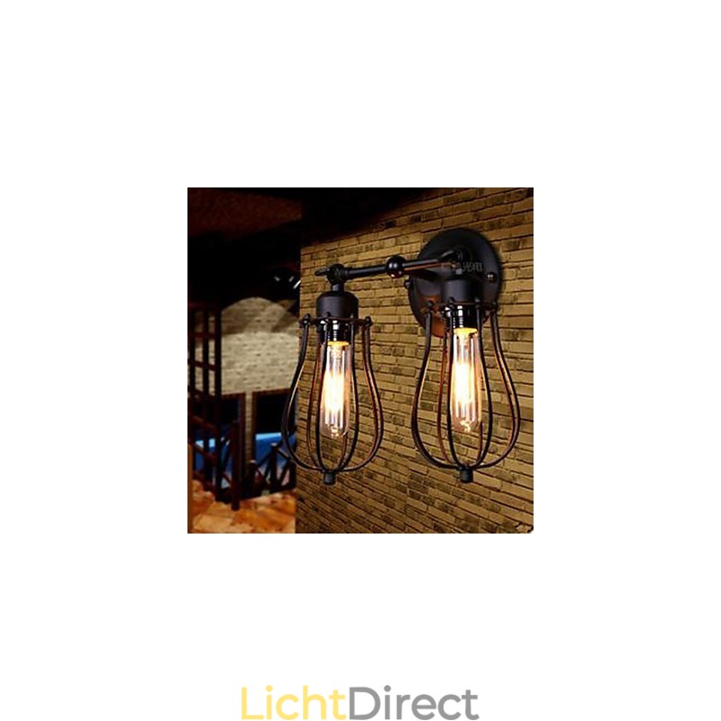 Township Dubbele Grapefruit Wandlamp