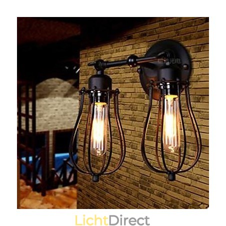 Township Dubbele Grapefruit Wandlamp