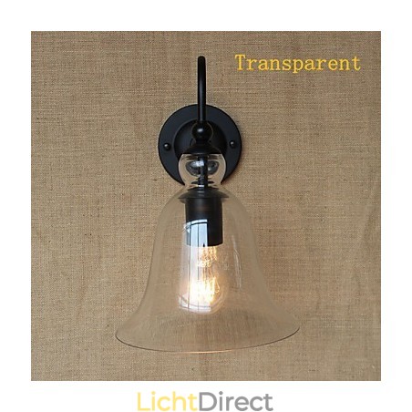 Amerikaanse landelijke landelijke pastorale minimalistische woonkamer hal versierde glazen wandlamp