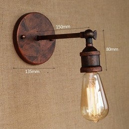 Amerikaans Bar Café Restaurant Nachtkastje Minimalistisch Gangpad Ijzeren Wandlamp