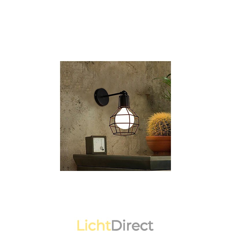 Het herstellen van oude manieren is de oude straatlantaarn balkon gang smeedijzeren pot wandlamp