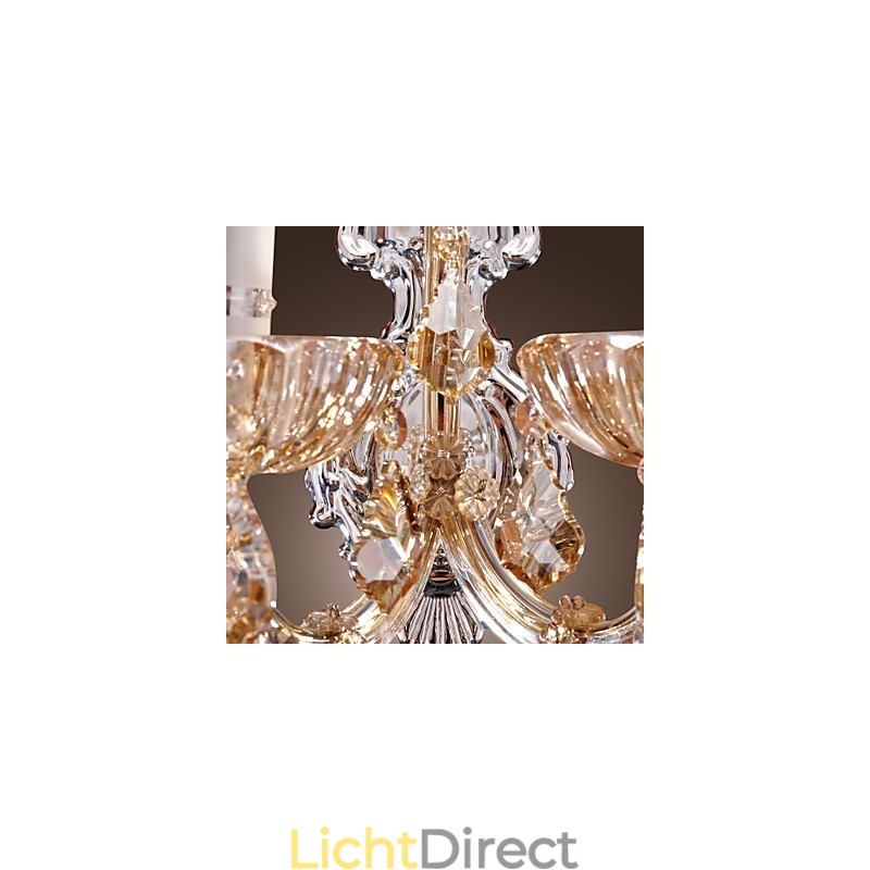 Elegante kristallen wandlamp met 2 lampen