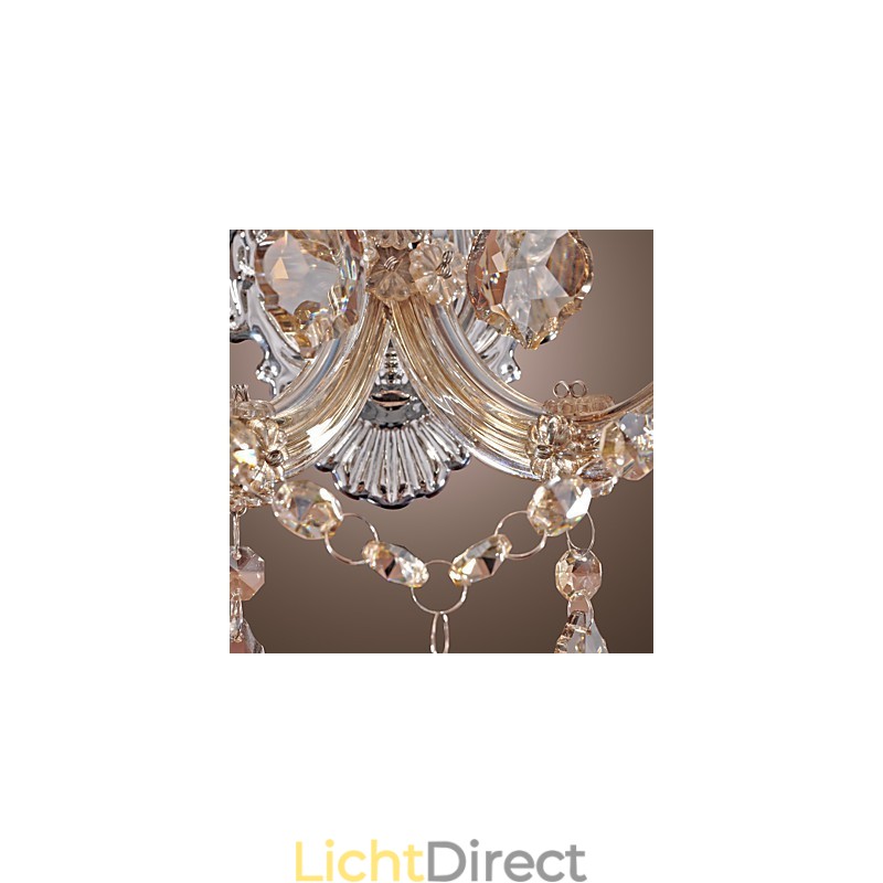 Elegante kristallen wandlamp met 2 lampen