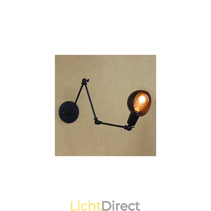 Retro Industriële Stijl Gangpad Trappen Gang Lange Arm Wandlamp Smeedijzer Balkon Restaurant Bar