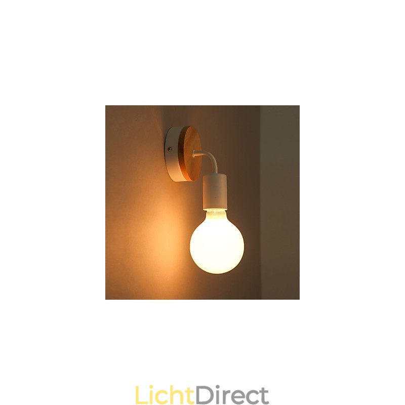 110V 220V IRON Edison Binnen Wandlamp Gang Trappenhuizen Wandlamp Bollamp Armatuur Zwart Wit