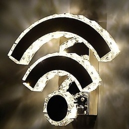 WIFI Kristallen Wandlampen Kristal Modern Hedendaags Bed Woonkamer Hotel Metaal