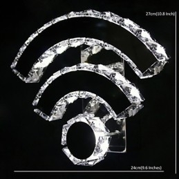 WIFI Kristallen Wandlampen Kristal Modern Hedendaags Bed Woonkamer Hotel Metaal
