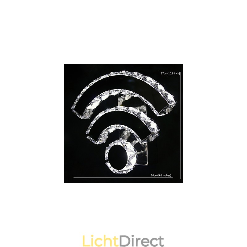 WIFI Kristallen Wandlampen Kristal Modern Hedendaags Bed Woonkamer Hotel Metaal