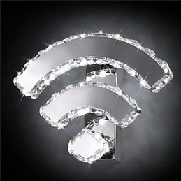 WIFI Kristallen Wandlampen Kristal Modern Hedendaags Bed Woonkamer Hotel Metaal