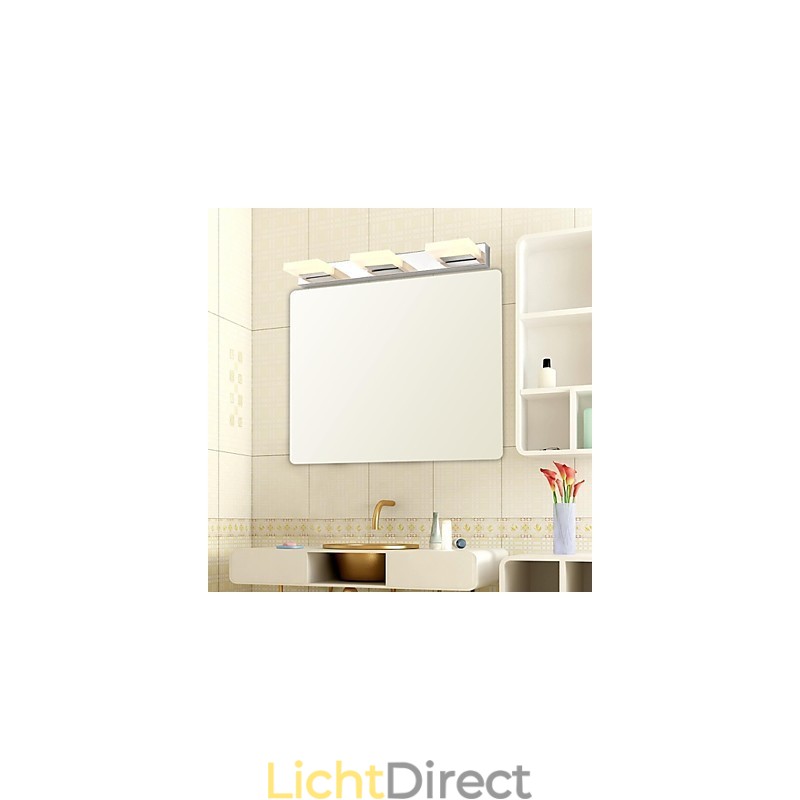 Spiegellamp roestvrij staal en acryl