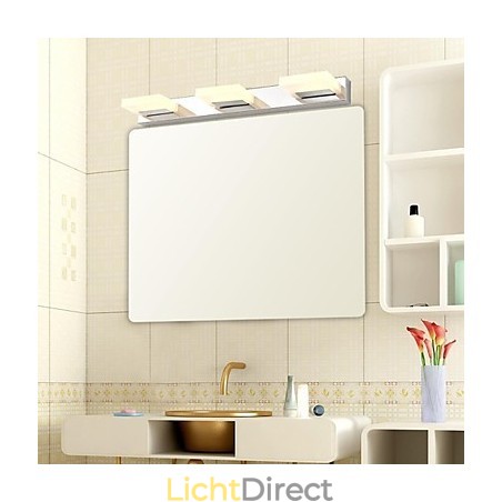 Spiegellamp roestvrij staal en acryl