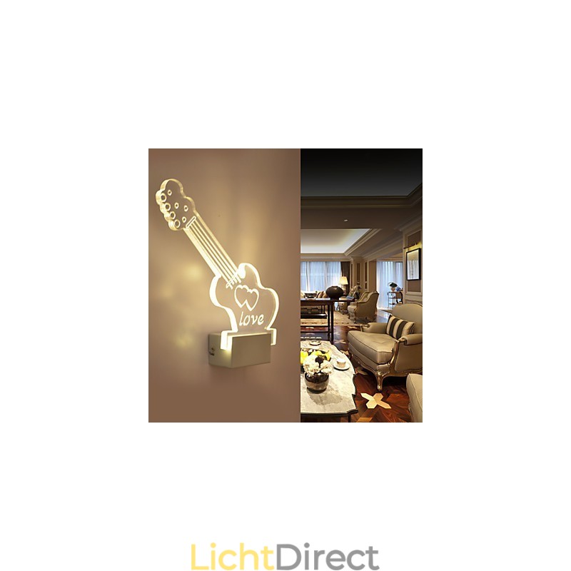 Acryl Wandlamp PVC Lamp Licht Modern Hedendaags Metaal