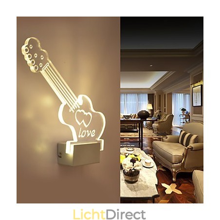 Acryl Wandlamp PVC Lamp Licht Modern Hedendaags Metaal