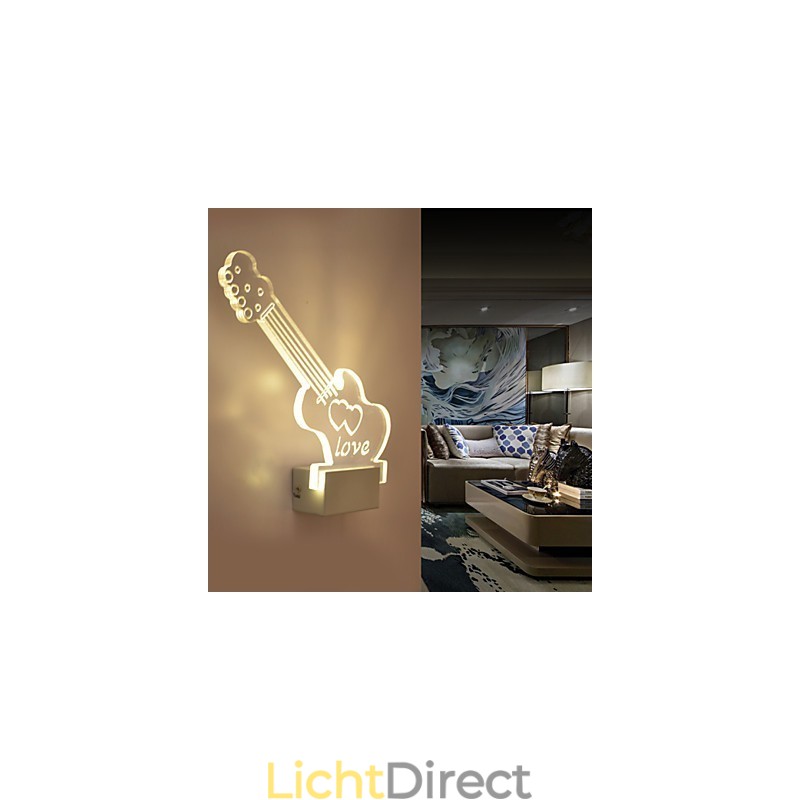 Acryl Wandlamp PVC Lamp Licht Modern Hedendaags Metaal