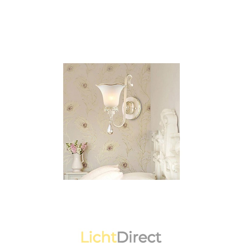Europa Type Herstel van oude manieren Smeedijzeren slaapkamer wandlamp licht