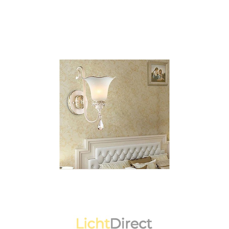Europa Type Herstel van oude manieren Smeedijzeren slaapkamer wandlamp licht