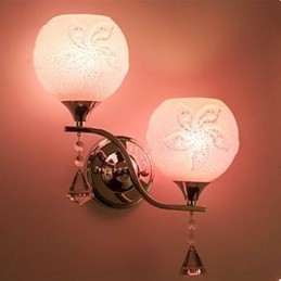 Kristallen wandlamp