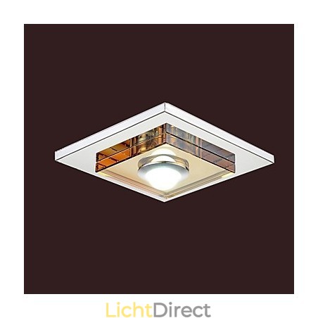 Amber Crystal Plafondlamp 1 lichts Inbouw Amber Crystal Plafondlamp 1 lichts Inbouw