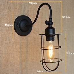Amerikaanse landelijke decoratieve wandlamp