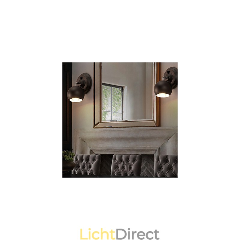 Loft Creatieve Smeedijzeren Wandlamp Herstellende Oude Manieren Verlichting