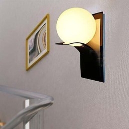 Badkamer Wandlamp Moderne Bol Metaal Glas Galvaniseren