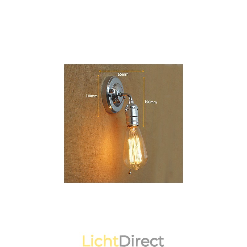 Amerikaans landelijk platteland retro modern Edison gloeilamp gangpad mini woonkamer wandlamp