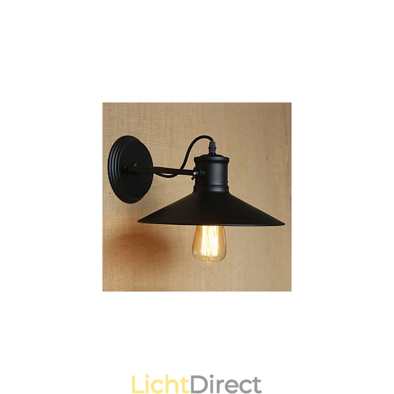 Retro Modern Creatief Industrieel Wind Zwart Verfwinkel Magazijn Bar Café Hotel IJzeren Wandlamp