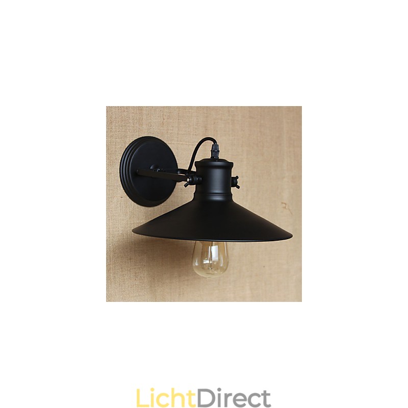 Retro Modern Creatief Industrieel Wind Zwart Verfwinkel Magazijn Bar Café Hotel IJzeren Wandlamp