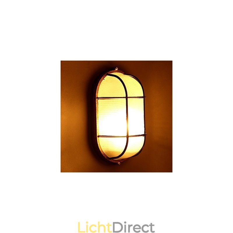 Creatieve persoonlijkheid herstelt oude manieren Glazen wandlampverlichting