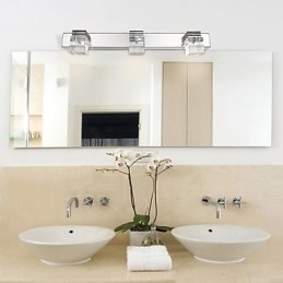 Wandlampen Badkamerverlichting Wandwassers Kristal Mini Stijl Modern Hedendaags Metaal