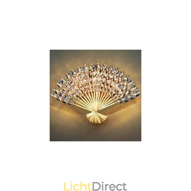 Valentijnsdag De Fan Wanddecoratie Geschenken Hedendaagse En Gecontracteerde Kristallen Wandlamp Licht