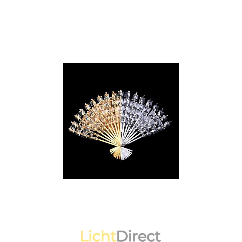 Valentijnsdag De Fan Wanddecoratie Geschenken Hedendaagse En Gecontracteerde Kristallen Wandlamp Licht