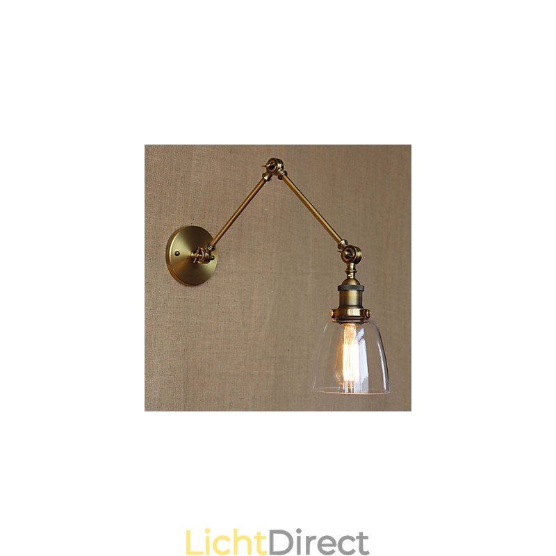 Retro Vintage RACK Slaapkamer Nachtkastje Exclusieve Hotel Lobby Versierde Antieke Bronzen Wandlamp