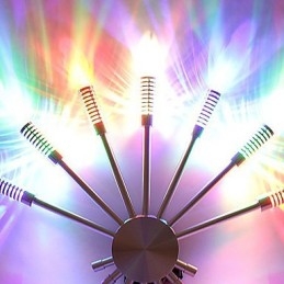 Moderne wandlamp met strooilichtontwerp in 7 richtingen Waaiervormig licht