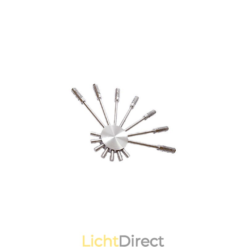 Moderne wandlamp met strooilichtontwerp in 7 richtingen Waaiervormig licht