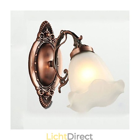 Retro Glas Eenvoudige Europese Moderne Elegantie Smeedijzeren Wandlamp Licht Retro Glas Eenvoudige Europese Moderne Elegantie Smeedijzeren Wandlamp Licht