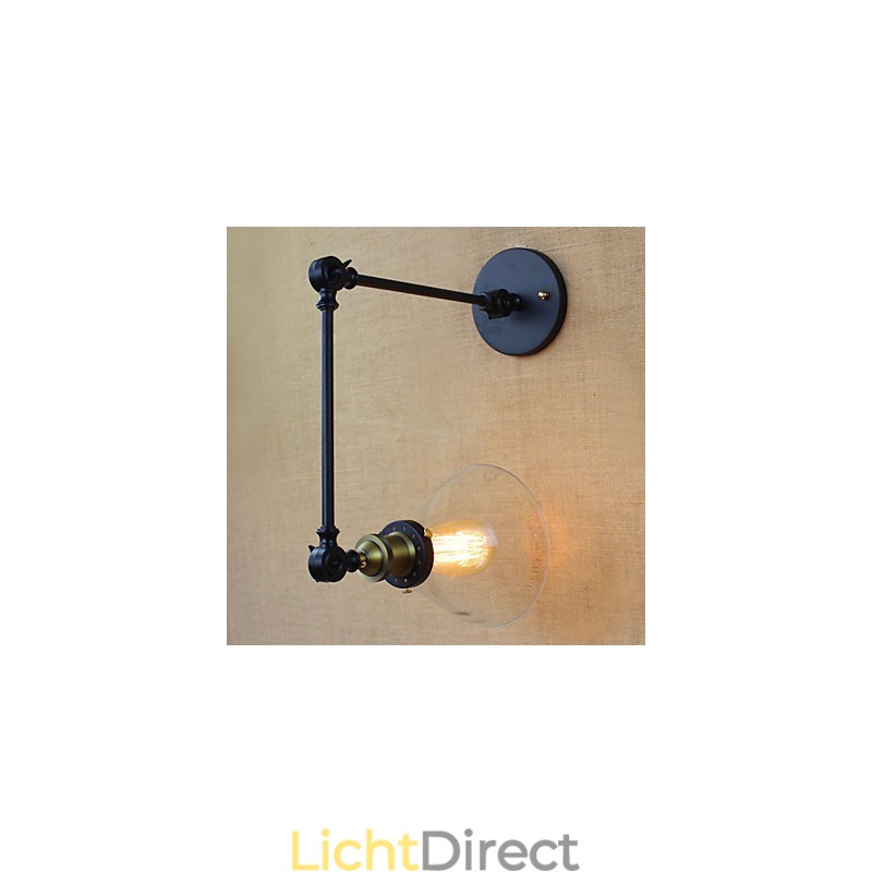 Mediterraan dorp Retro pastorale glazen decoratieve wandlamp Kledingwinkel Restaurant Koffie