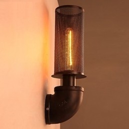 Herstel oude manieren smeedijzeren loft creatieve wandlampverlichting