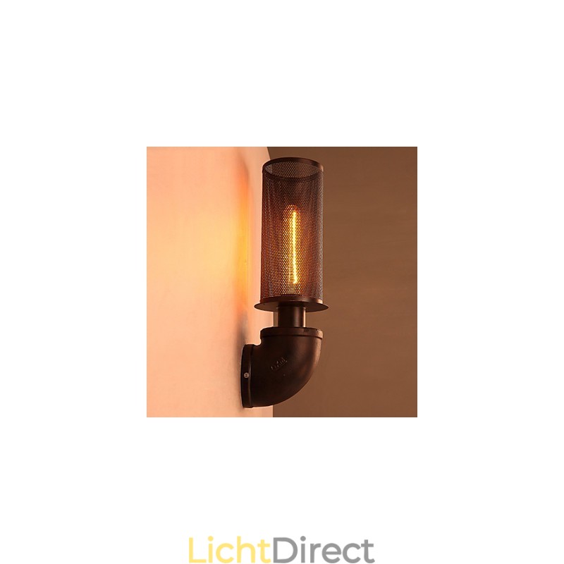 Herstel oude manieren smeedijzeren loft creatieve wandlampverlichting