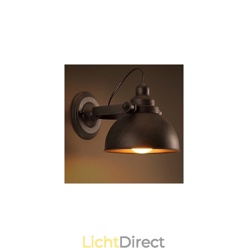 Loft Smeedijzeren Pot Creatieve Vintage Wandlamp Verlichting