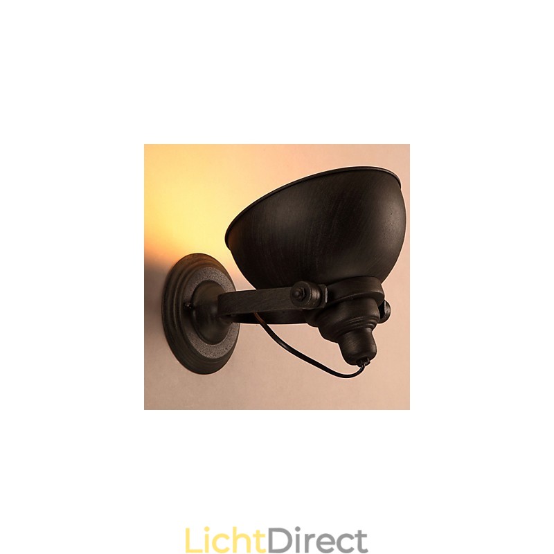 Loft Smeedijzeren Pot Creatieve Vintage Wandlamp Verlichting