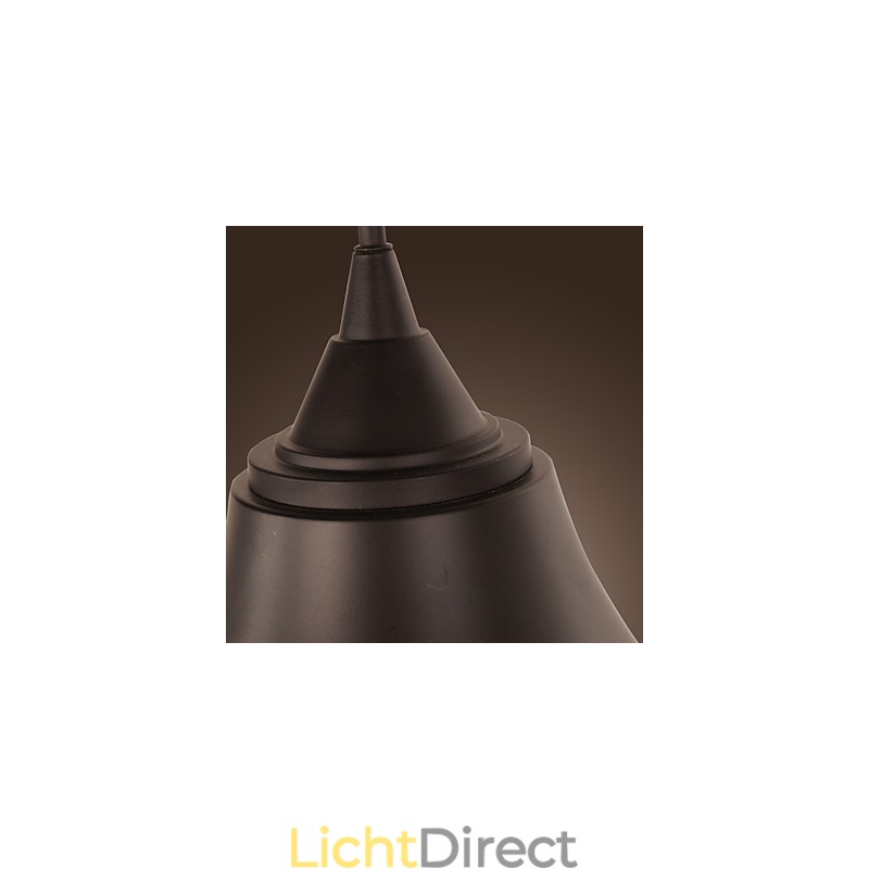 Artistieke wandlamp met retro metalen kap en beugel